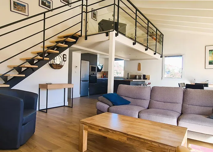 T3 Lumineux Avec Mezzanine Pour 6 Personnes A - Fr-1-309-431 * Collioure